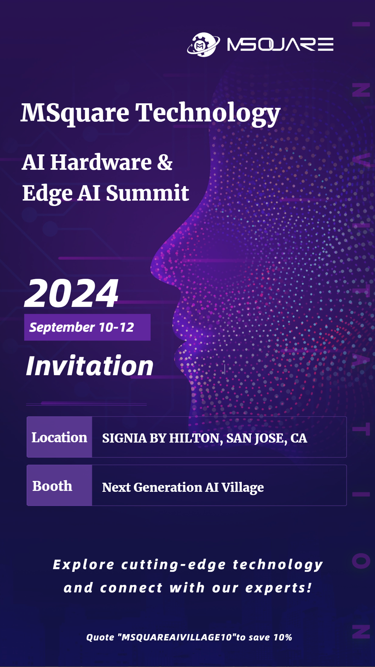 Meet MSquare Technology at the AI Hardware & Edge AI Summit!