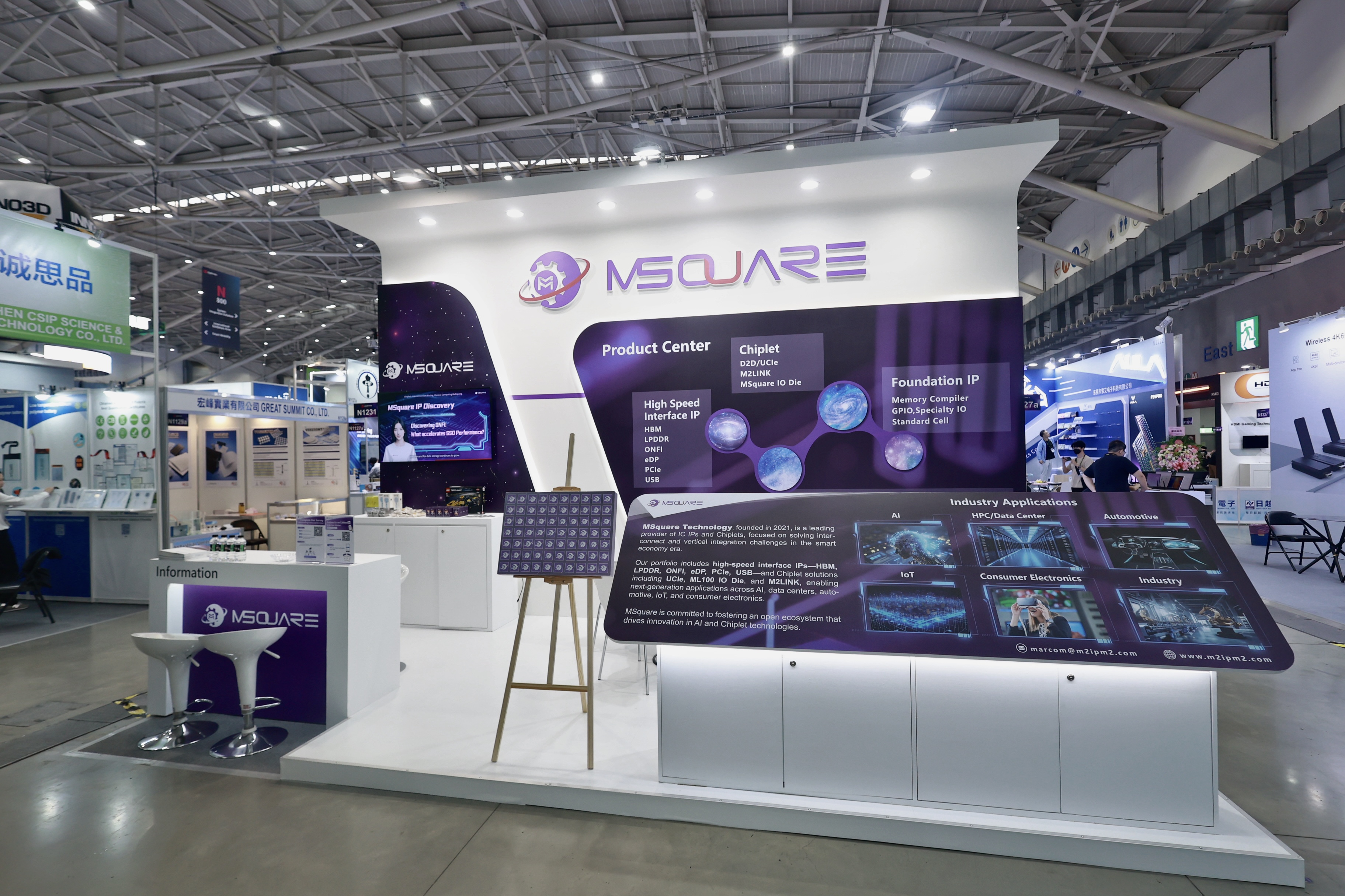 Powering AI with Chiplet Innovation: MSquare’s ML100 IO Die Live at COMPUTEX 2025 Powering AI with Chiplet Innovation: MSquare’s ML100 IO Die Live at COMPUTEX 2025