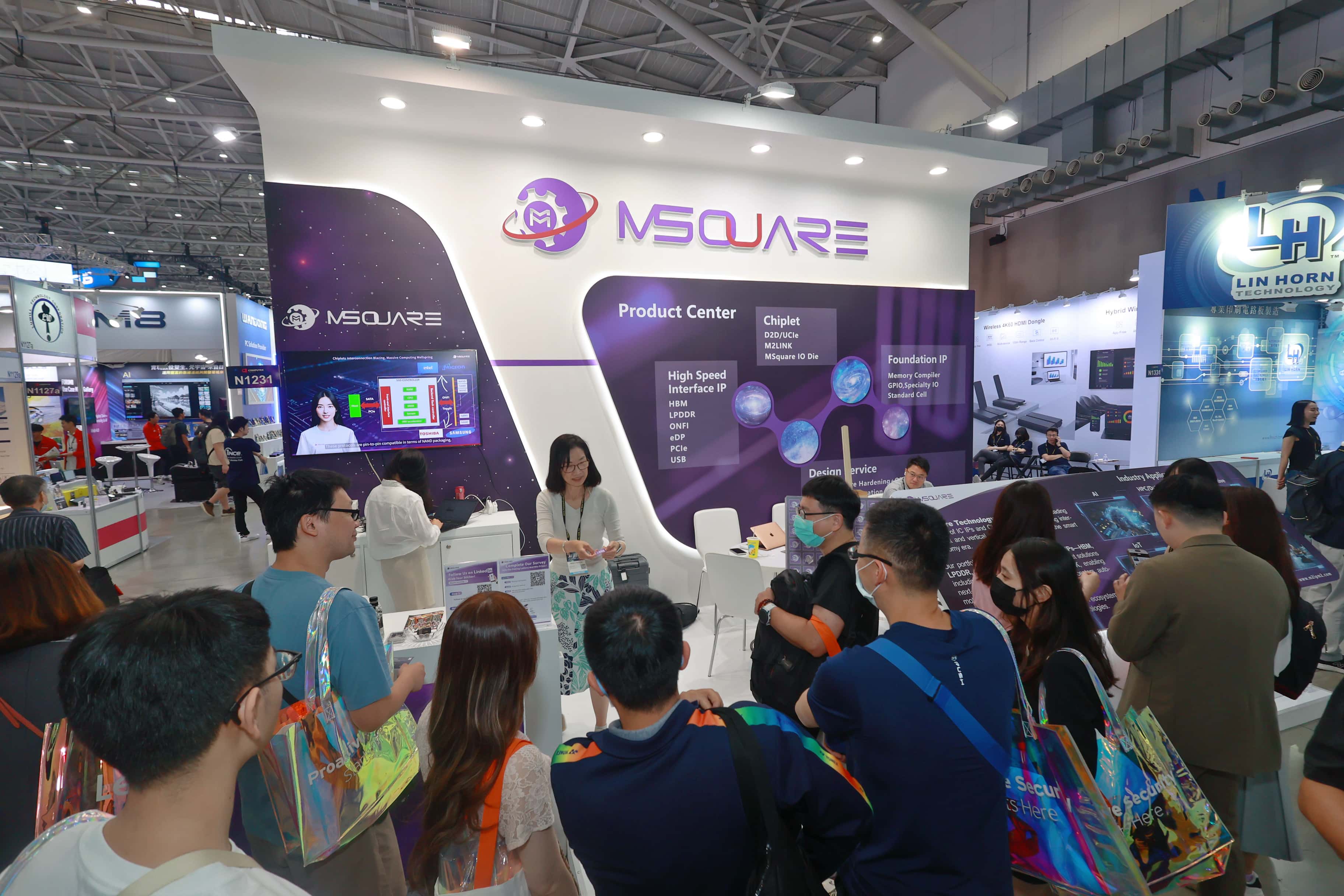 Powering AI with Chiplet Innovation: MSquare’s ML100 IO Die Live at COMPUTEX 2025 Powering AI with Chiplet Innovation: MSquare’s ML100 IO Die Live at COMPUTEX 2025
