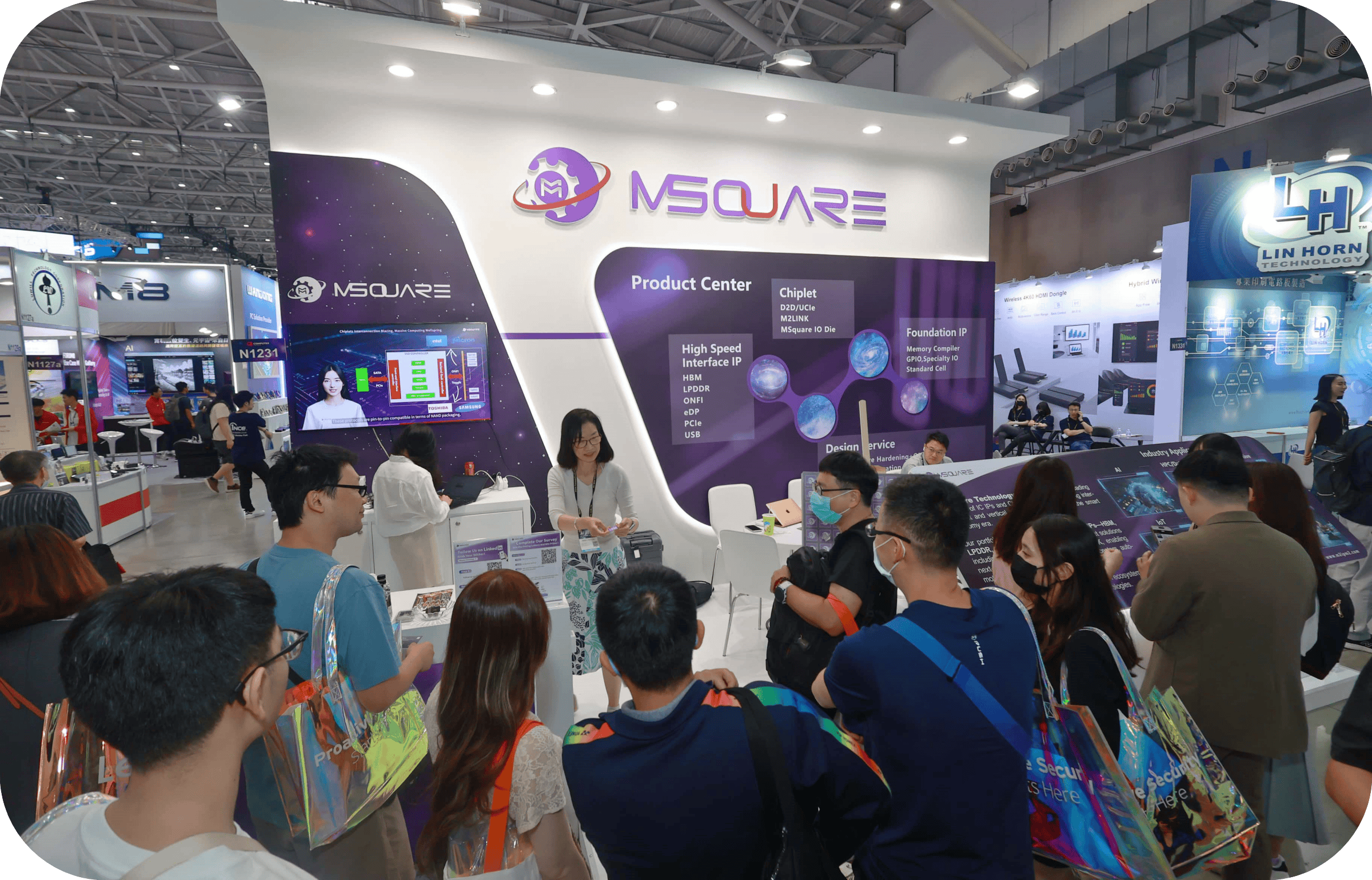 Powering AI with Chiplet Innovation: MSquare's ML100 IO Die Live at COMPUTEX 2025